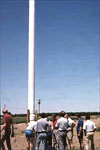 Figure 17. Suction trap used to monitor aphid populations migrating 12 m above the ground. (Courtesy C.J. D’Arcy)