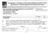 Figure 20. Phytosanitary certificate from Queensland Australia. (Used by permission of W.E. Fry)